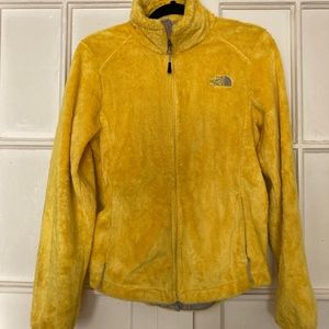 The North Face Osito full zip jacket fuzzy yellow